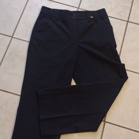 SOLD Geiger Austrian black trouser straight high quality office professional 40 - Picture 2 of 12